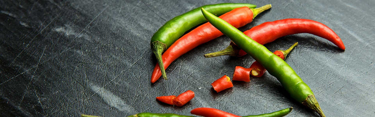 Green and Red Chilli