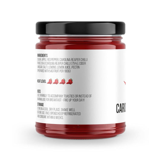 Carolina Reaper Chilli Jam | 190g | Chilli Mash Company | World's Hottest Chilli - One Stop Chilli Shop