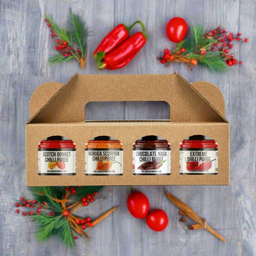 The 'World's Hottest' Chilli Challenge Gift Box Set | 2024 Edition | 4 Extreme Levels - One Stop Chilli Shop