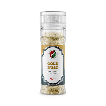 Gold Dust | 80g | Dorset Chilli Shop | Fatalii Chilli Salt - One Stop Chilli Shop